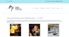 Desktop Screenshot of fortlauderdalegreekfestival.org